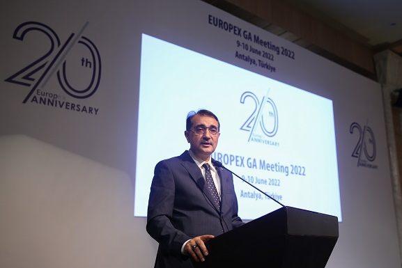 Enerji ve Tabii Kaynaklar Bakanı Dönmez, Antalya’da EUROPEX buluşmasında konuştu