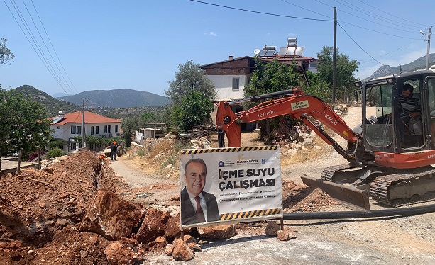 Kaş’ta içme suyu çalışmaları devam ediyor