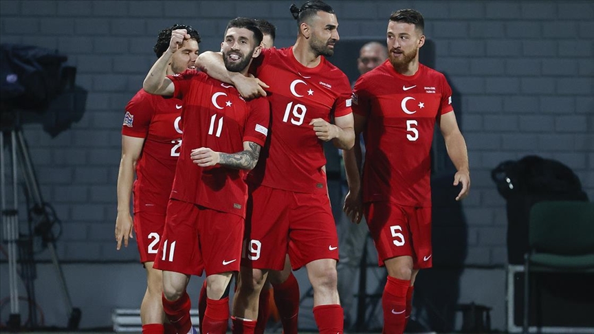 A Milli Futbol Takımı UEFA Uluslar Ligi’nde liderliğini sürdürdü