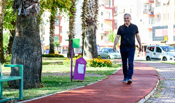 Beş kilometrelik konforlu yürüyüş yolu