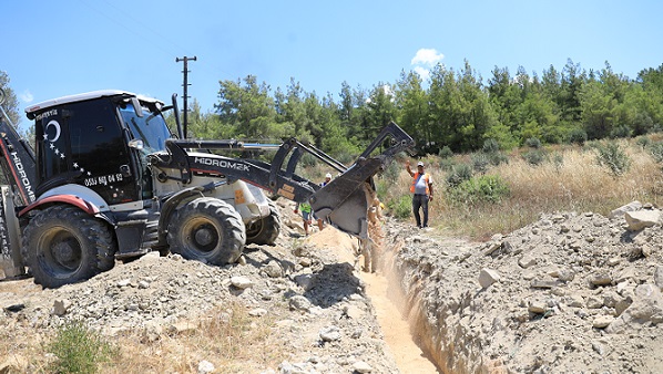 Büyükşehir’den yangın bölgesine 16 milyonluk içme suyu yatırımı