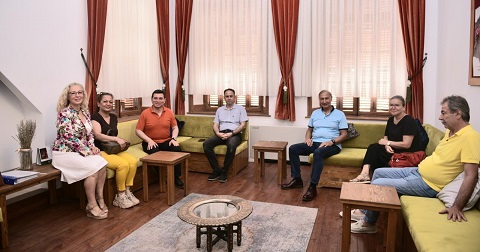 Tütüncü, Antalya Lisesi Müzesi’ni gezdi