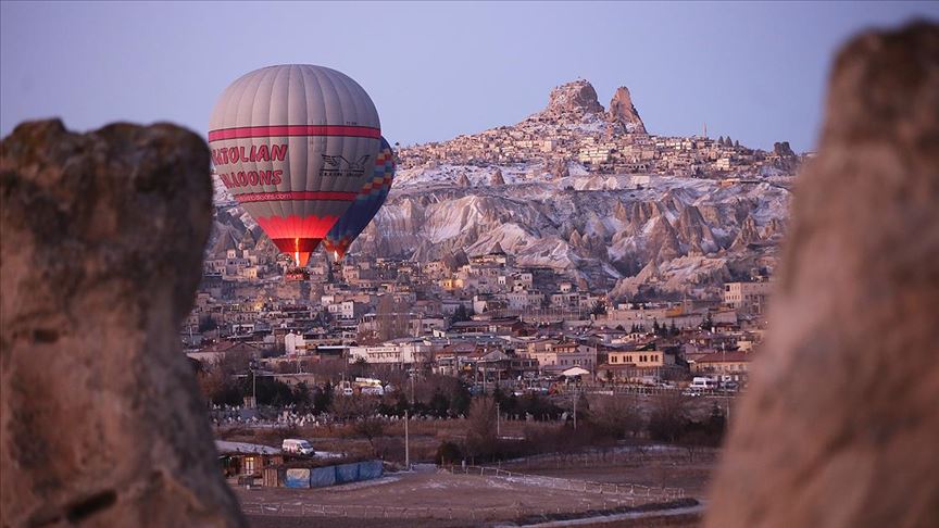 Yılın ilk yarısında 258 bin turist Kapadokya’yı kuşbakışı izledi