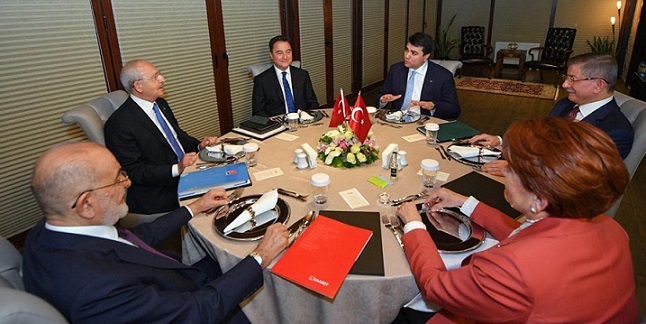 Altı muhalefet partisi genel başkanından ortak açıklama