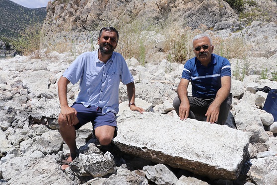 Eğirdir Gölü’ndeki adacıkta tarihi eser kalıntıları bulundu