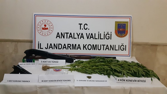 Finike’de uyuşturucu operasyonunda 1 kişi yakalandı