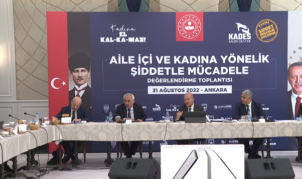 Bakan Soylu, Aile İçi ve Kadına Yönelik Şiddetle Mücadele Toplantısı’na katıldı