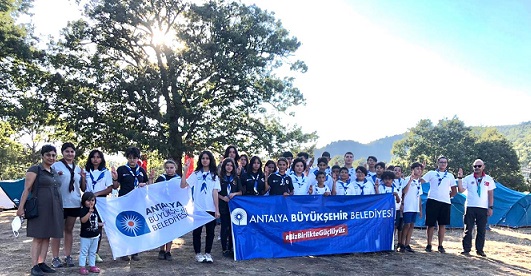Büyükşehir İzcileri Akseki’de kamp yaptı