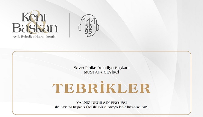 Sosyal Belediyeciliğin Ödüllü Başkanı; Mustafa Geyikçi
