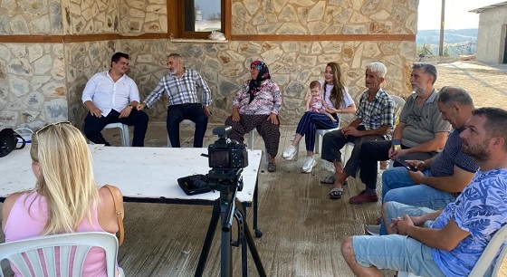 Deva Partisi’nden yangın zedelere ziyaret