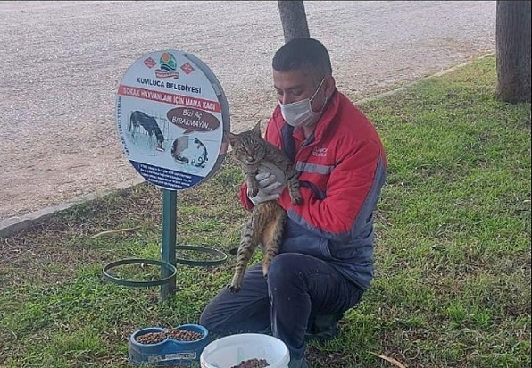 Kumluca Belediyesi’nden Ulusları Kedi Gününde Anlamlı Paylaşım