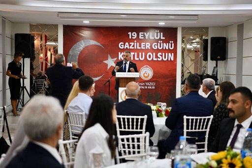 Vali Yazıcı’dan Gazilere Övgü