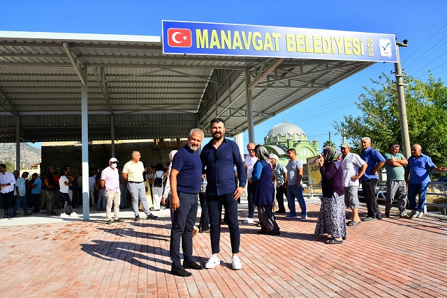 Manavgat Belediyesi’nden Saraçlı Mahallesi’ne Kapalı Alan