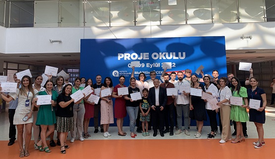 Proje Okulu katılımcılarına sertifika verildi