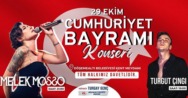 Döşemealtı Cumhuriyet Bayramına hazır