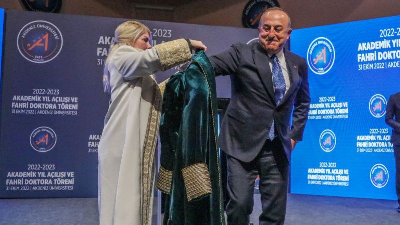 Bakan Çavuşoğlu, Akdeniz Üniversitesi Akademik Yıl Açılış Töreni’nde konuştu