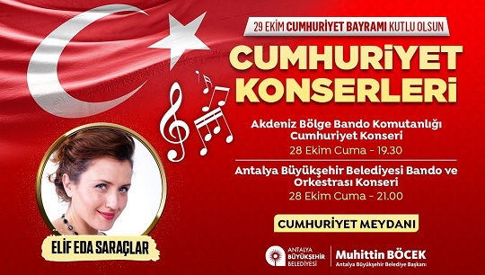 Cumhuriyet Konseri düzenlenecek