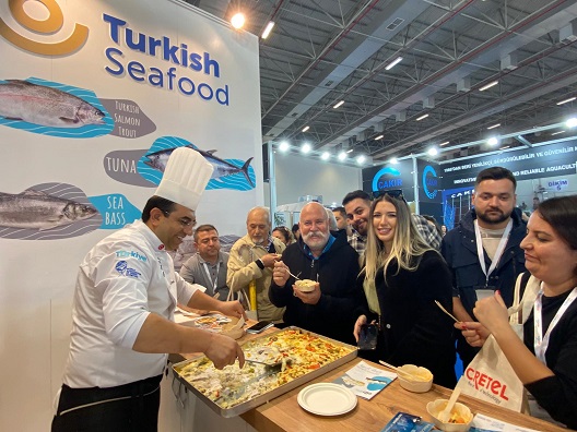 Türk su ürünleri için Future Fish Eurasia Fuarı’na geldiler