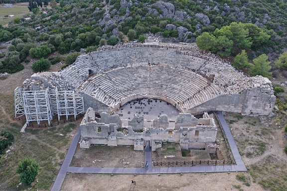 Patara Antik Kenti’nin ziyaretçi sayısı artıyor