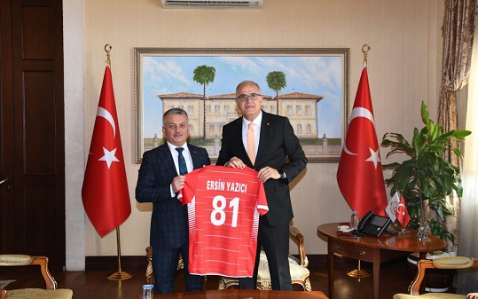 TVF yönetimi Antalya’da ziyaretlerde bulundu