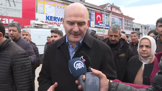 Soylu: “Çevre Şehircilik Bakanlığı gerekli hasar tespitini ortaya koyar”