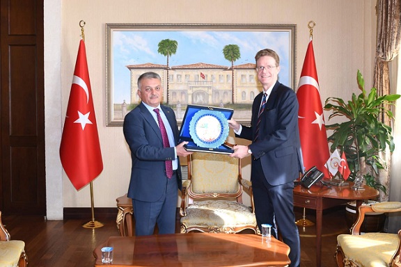 AB Türkiye Delegasyonu Başkanı Büyükelçi Meyer Landrut, Vali Yazıcı’yı Ziyaret Etti