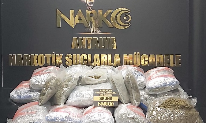 Uyuşturucu Operasyonunda 48 kilo SKUNK ele geçirildi