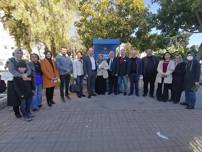 AK Parti tanıtım stantına büyük ilgi