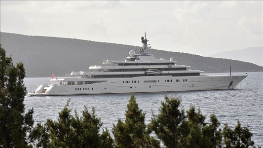Abramoviç’in lüks yatı “Eclipse” Bodrum’da