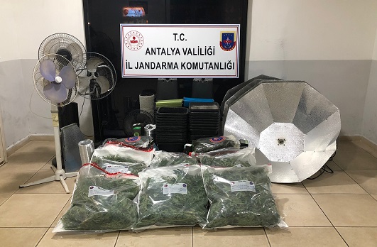 Antalya’da 25 Kilo SKUNK Ele Geçirildi