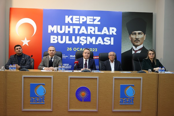 Başkan Böcek Kepezli muhtarları dinledi