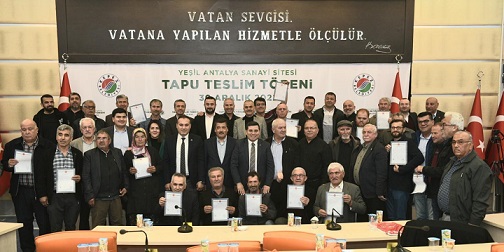Tütüncü sözünü tuttu, tapular teslim edildi