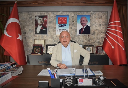 CHP Antalya İl Başkanı Cengiz; Bu Düzeni Değiştireceğiz