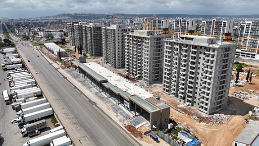 Güneş Mahallesi Kentsel Dönüşüm Projesi’nde kaba inşaat tamamlandı