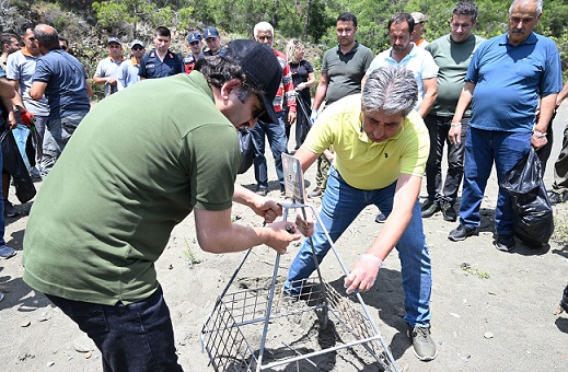 Kemer’de “Caretta caretta ilk yuva” etkinliği yapıldı
