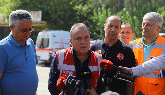 Başkan Böcek “Yine ciğerimiz yanıyor”