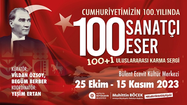Antalya’da Cumhuriyet’in 100. Yılı kutlanıyor