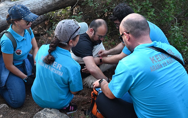 Kemer’de gerçeği aratmayan tatbikat