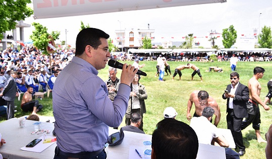 Kepez’den pehlivanlar diyarı Antalya’ya yakışır er meydanı
