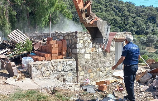 Bodrum’da Kaçak Yapılaşma İle Mücadele Sürüyor