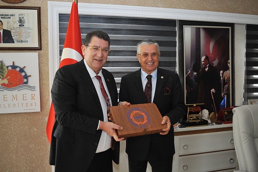 AESOB Başkanı Dere’den Başkan Topaloğlu’na ziyaret