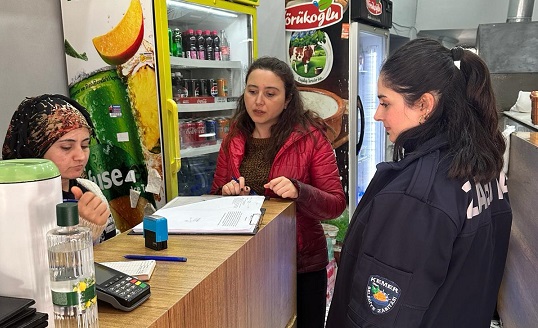Kemer’de Zabıtadan denetim