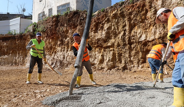 Balbey Kentsel Yenileme Projesi’nde ilk beton döküldü