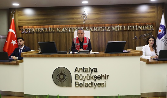 Antalya Büyükşehir Belediye Meclisi  yeni dönemin ilk toplantısını yaptı