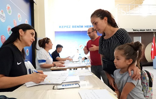Kepez’in sportif yaz tatiline yoğun ilgi