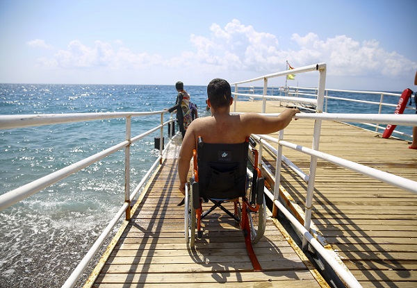 Engelsiz Plajlara ziyaretçi akını