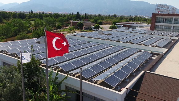 Çatı tipi GES’ler ile belediye bütçesine katkı sağlanıyor