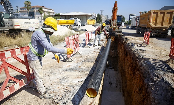 Antalya’ya Büyükşehir’in büyük yatırımında çalışmalar sürüyor