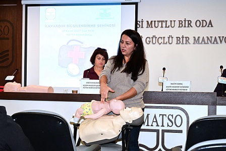 MATSO’da, İlk Yardım Bilgilendirme Semineri Yapıldı