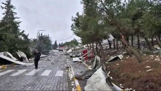 Balıkesir’deki Patlama Sonrası Olay Görüntüler